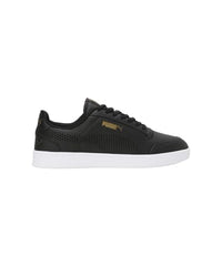 Puma Mens Shuffle One8 V4 Better Black-White-Team Gold Sneaker - 10 UK (40163402)
