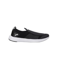 Puma Mens Softride Dimorphos Black-Dark Coal-White Running Shoe - 9 UK (31064901)