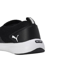 Puma Mens Softride Dimorphos Black-Dark Coal-White Running Shoe - 9 UK (31064901)