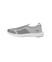 Puma Mens Softride Dimorphos Ash Gray-Chili Oil-Black Running Shoe - 9 UK (31064903)