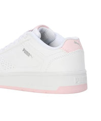Puma Womens Court Classic WNS White-Whisp of Pink-Silver Sneaker - 5 UK (40111801)