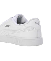 Puma | Smashic Comfort Casual Sneakers | White-Matte Silver | 4UK