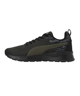 Puma Mens Anzarun Camo Black-Forest Night Sneaker - 11 UK (39184502)