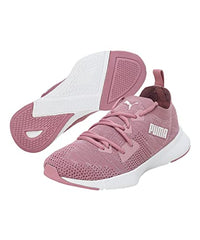 Puma Women, Flyer Runner Engineered Knit, Foxglove-White, Sneaker, 7UK, (37999402)