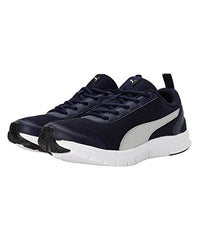 Puma Unisex-Kid Racer JR V2 Peacoat-Silver-Sharp Green Sneaker - 5UK (39579802)