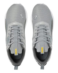 Puma Men, Scorch Runner V2, Cool Mid Gray-Cool Dark Gray-Yellow Sizzle, Sneaker, 8UK, (37998803)