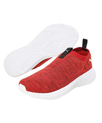 Puma Men, Scorch Mark Slip On, Black-Burnt Red-White, Sneaker, 8UK, (37998703)