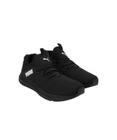 Puma Mens Enzo Leam Black-White Running Shoe - 6 UK (30973402)