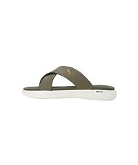 Puma Unisex-Adult Softride Seave Slip Olive-Warm White-Gold Sandal - 7UK (39186003)