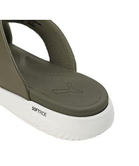 Puma Unisex-Adult Softride Seave Slip Olive-Warm White-Gold Sandal - 7UK (39186003)