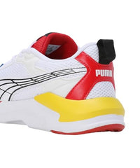 Puma Unisex-Kid X-Ray Grilion JR White-Blazing Yellow-for All Time Red Sneaker - 5 UK (39602302)