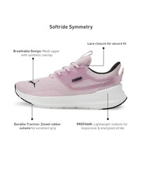 Puma Unisex-Adult Softride Symmetry Grape Mist-Garnet Rose-Black Running Shoe - 7 UK (37958204)