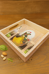 Goyalsons Household Wooden Tray Premier Square