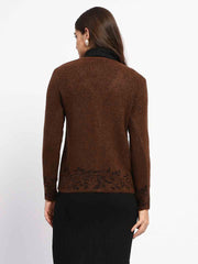 Madame Ladies Western Cardigan M4W70020 004 Brown