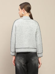 Madame Ladies Western Woolen Top M4W17239 095 Grey