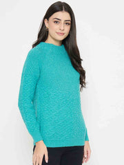 Madame Ladies Western Woolen Top M3W17299 066 Peacock