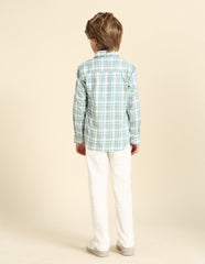 U.S.POLO KIDS BOYS SHIRT H/S UKSHT1455
