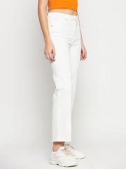 Madame Ladies Western Jeans M3S24158 040 White