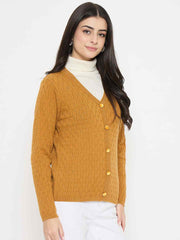 Madame Ladies Western Cardigan M4W70024 048 Mustard