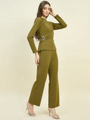 Madame Ladies Western W Cord Set M5W34077T 29 Olive
