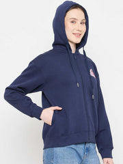 Madame Ladies Western Sweat Shirt M5W22329 026 Navy