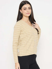 Madame Ladies Western Cardigan M4W70026 001 Beige