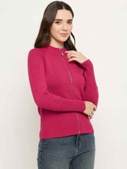 Madame Ladies Western Woolen Top M5W17010 012 Fuschia