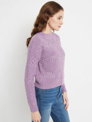 Madame Ladies Western Woolen Top M3W17275 223 Lilac