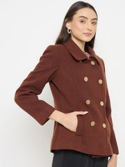 Madame Ladies Western Short Coat M5W20526 004 Brown