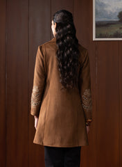 LAKSHITA LADIES WESTERN CARDIGAN COAT F0526 21 TAN BEIGE