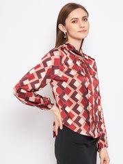 Madame Peach Cut-Out Top