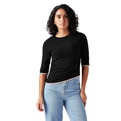 Women's Solid Slim Fit T-Shirt