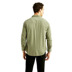 Levi's Men's Solid Olive Slim Fit Shirt