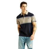 Levi's Men's Colorblock Navy Polo T-Shirt