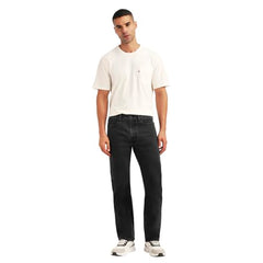 Levi's Men's 513 Black Slim Straight Fit Mid Rise Jeans