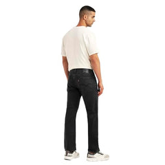 Levi's Men's 513 Black Slim Straight Fit Mid Rise Jeans