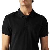 Men's Solid Slim Fit Pique/Commuter Polo T-Shirt