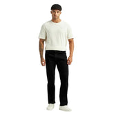 Levi's Men's 513 Black Slim Straight Fit Mid Rise Jeans