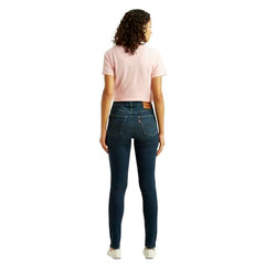 Levi's Women's Mid Rise Skinny Navy Jeans