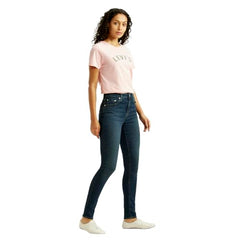 Levi's Women's Mid Rise Skinny Navy Jeans