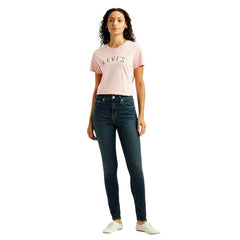 Levi's Women's Mid Rise Skinny Navy Jeans