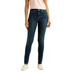 Levi's Women's Mid Rise Skinny Navy Jeans