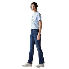 Women's 725 Blue Bootcut Fit High Rise Jeans
