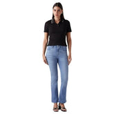 Women's 725 Light-Blue Bootcut Fit High Rise Redloop Jeans