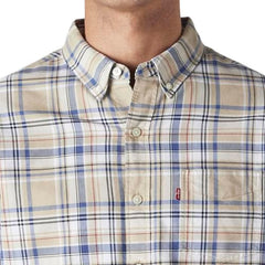 Levi's Men's Checkered Slim Fit Oxford Shirt Multicolour