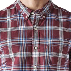 Levi's Men's Checkered Slim Fit Oxford Shirt