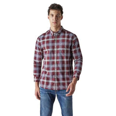 Levi's Men's Checkered Slim Fit Oxford Shirt