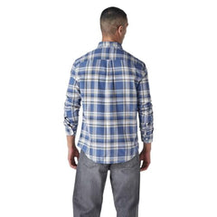 Levi's Men's Checkered Slim Fit Oxford Shirt Blue