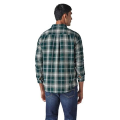 Levi's Men's Checkered Slim Fit Crepe Shirt Dark-Green