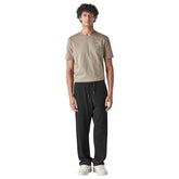 Levi's Men's Black Regular Fit Mid Rise Joggers